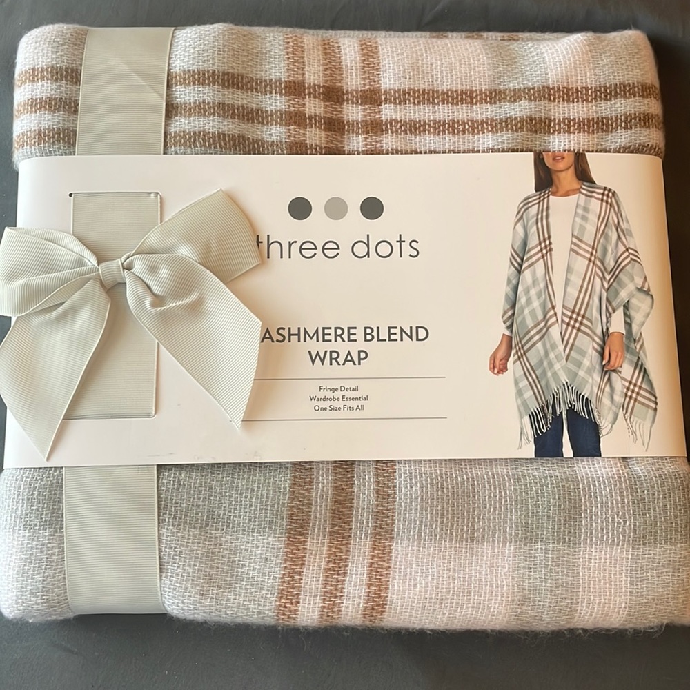 NWT Cashmere Blend Wrap
